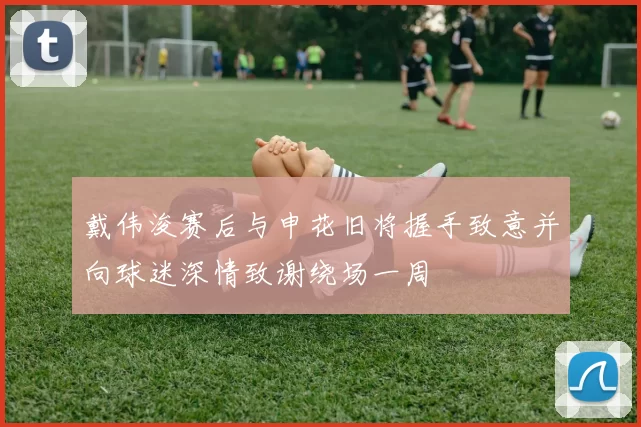 戴伟浚赛后与申花旧将握手致意并向球迷深情致谢绕场一周